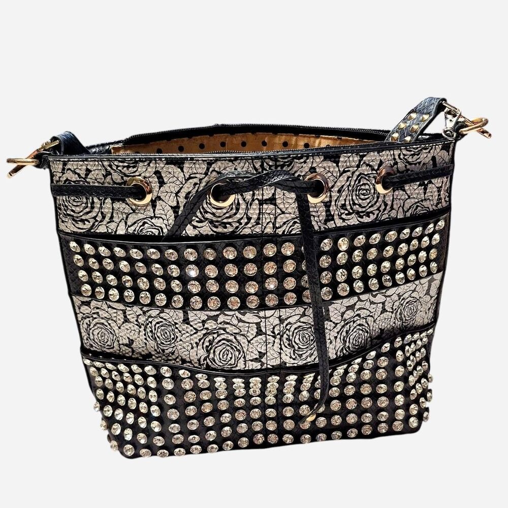 Unbranded Women's Black and Silver Bag